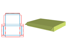 Express packaging box design, express packaging box, airplane box, transportation packaging, toothed knife structure design, destructive packaging